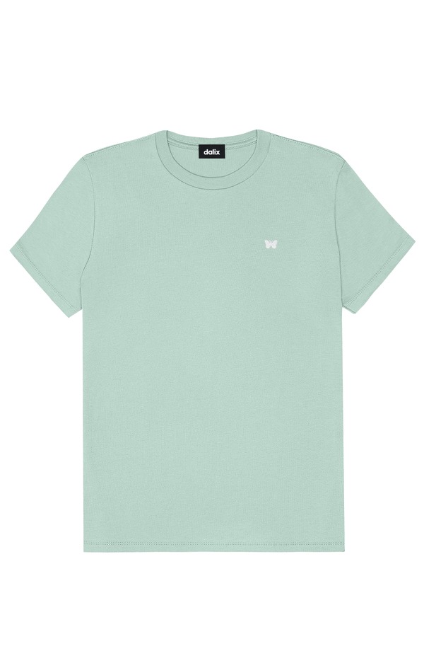 ダリックス レディース トップス シャツ ジャージー Dalix Womens Lil Butterfly Lightweight Jersey Tee Dusty Blue ブルー｜ReVida 店 9,610円