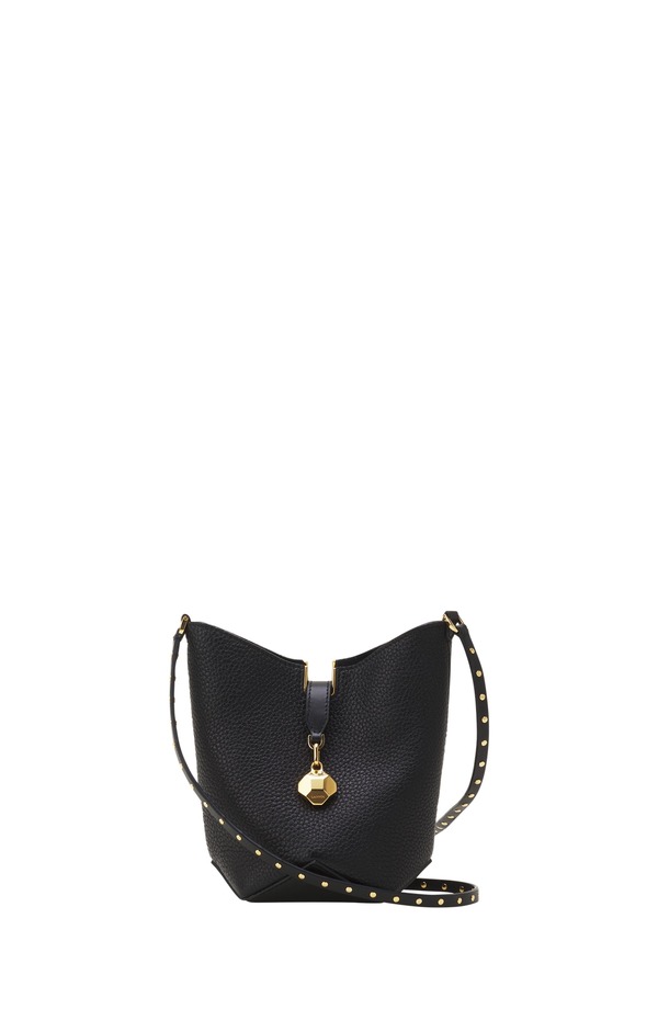 ランバン レディース バッグ レザー Catch Nano By Lanvin Leather Bucket Bag Black ブラック｜ReVida 店