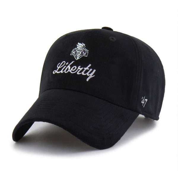 フォーティーセブン レディース アクセサリー 帽子 Unisex '47 Black New York Liberty Spirited Velour Clean Up Adjustable Hat Black ブラック|ReVida 店