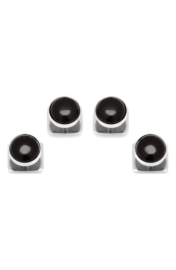 カフリンク メンズ アクセサリー カフスボタン Cufflinks, Inc. Onyx Studset BLACK ブラック｜ReVida 店
