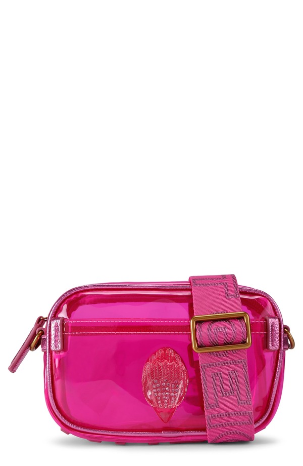 カートジェイガーロンドン レディース バッグ Kurt Geiger London Kensington Vinyl Camera Bag BRIGHT PINK ピンク｜ReVida 店