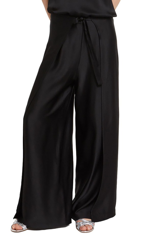 オットダム レディース ボトムス レギンス パンツ ottod'Ame Viscose Sarong Trousers Black ブラック|ReVida 店