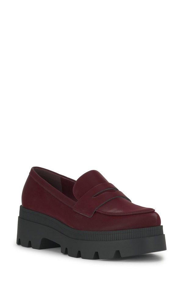 ジェシカシンプソン レディース シューズ オックスフォード プラットフォーム ローファー Jessica Simpson Ullinia Platform Loafer (Women) DARK CHERRY｜ReVida 店