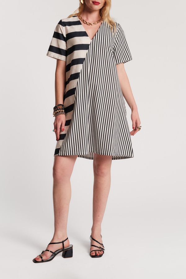 フランセスバレンタイン レディース ボトムス カジュアルパンツ Frances Valentine Schooner Dress Nautical Stripe Navy/Oyster ネイビー｜ReVida 店
