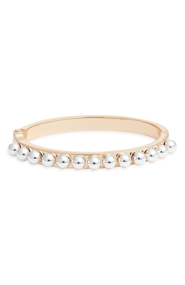 オープンエディット レディース アクセサリー ブレスレット・バングル・アンクレット Open Edit Metal Orb Hinge Bracelet GOLD- SILVER ゴールド｜ReVida 店 10,904円