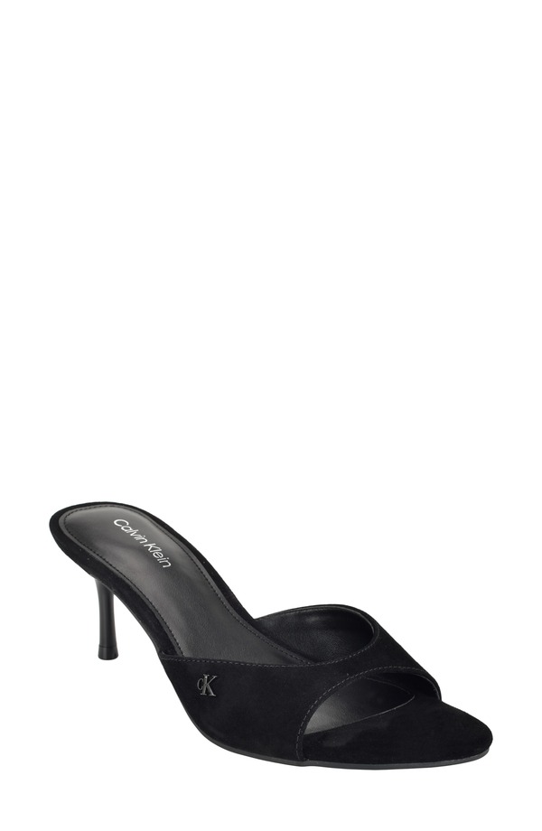 カルバンクライン レディース シューズ ヒール サンダル Calvin Klein Vixie Slide Sandal (Women) BLACK ブラック｜ReVida 店 23,214円