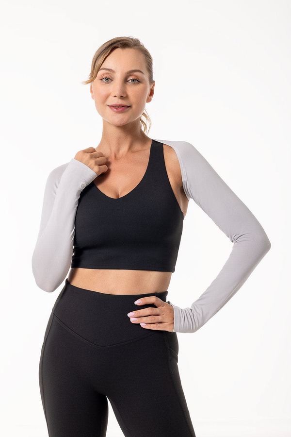 クーリバー レディース アクセサリー 手袋 Coolibar Women's Larix UV Shoulder Sleeves UPF 50+ Sun Protection Sleek Grey グレー｜ReVida 店