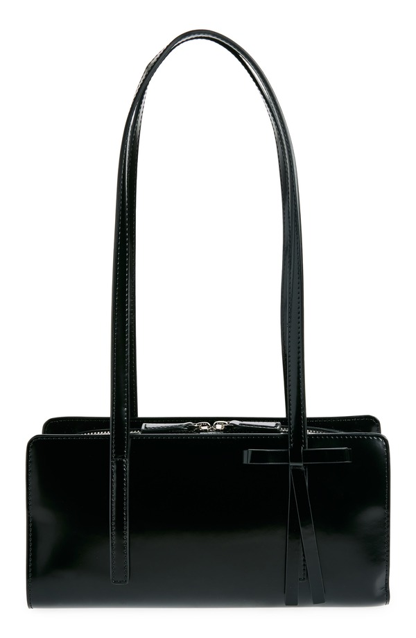 サンディリアング レディース バッグ レザー Sandy Liang Recital Patent Leather Shoulder Bag BLACK ブラック｜ReVida 店