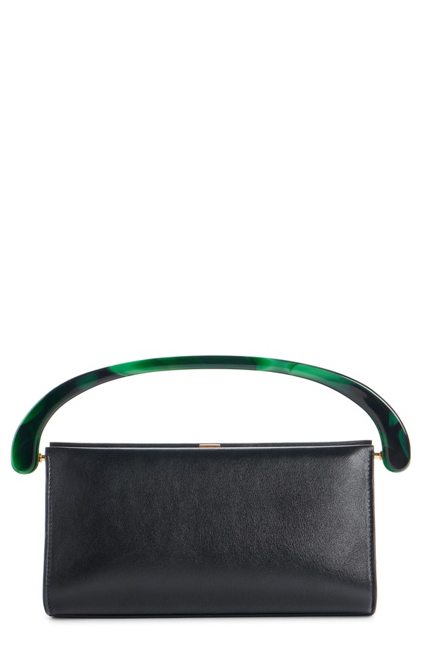 ドリス・ヴァン・ノッテン レディース バッグ レザー Dries Vanoten Crisp Leather Top Handle Bag 900 BLACK ブラック｜ReVida 店