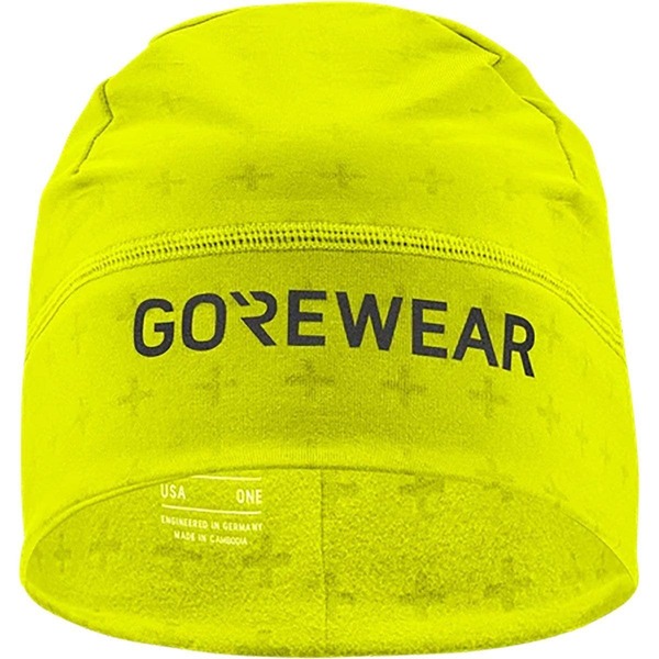 ゴアウェア レディース アクセサリー 帽子 GOREWEAR Essence Thermo Beanie Neon Yellow イエロー｜ReVida 店