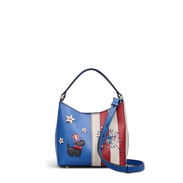 ラドリー レディース バッグ Radley Fireworks And Stripesmall Open Top Crossbody Bag Cobalt コバルト|ReVida 店