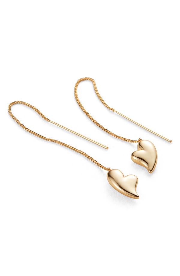 ジェニーバード レディース アクセサリー ピアス・イヤリング JENNY BIRD Puffy Hearthreader Earrings HIGH POLISH GOLD ゴールド|ReVida 店
