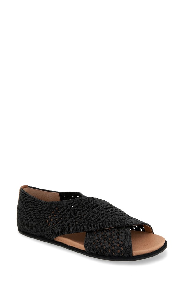 ジェントルソウルズ レディース シューズ サンダル Gentle Souls Laniey Sandal Blacknit ブラック|ReVida 店