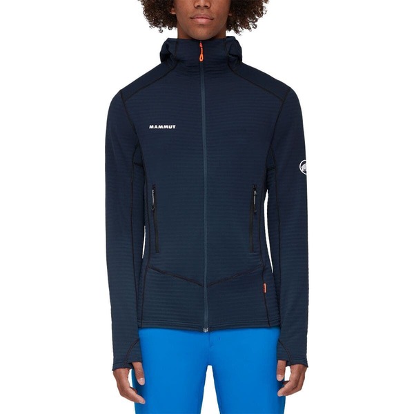 マムート メンズ アウター ジャケット・ブルゾン フーデッドジャケット Mammutaiss Light Ml Hooded Jacket - Men's Marine