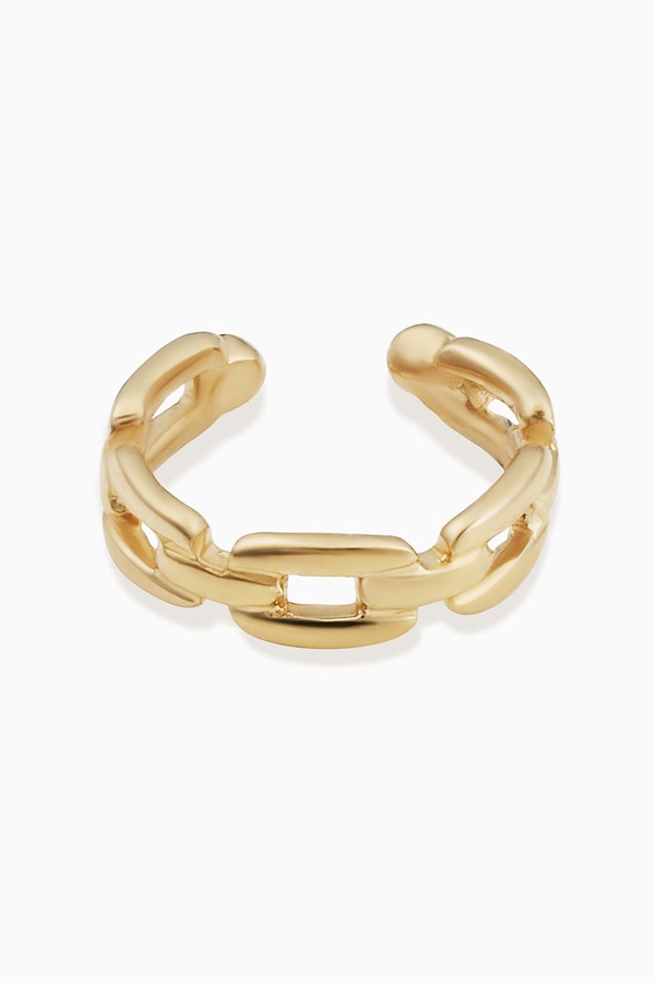 オラディナ レディース アクセサリー ピアス・イヤリング Oradina 14K Yellow Gold Venice Link Ear Cuff Yellow Gold イエロー|ReVida 店