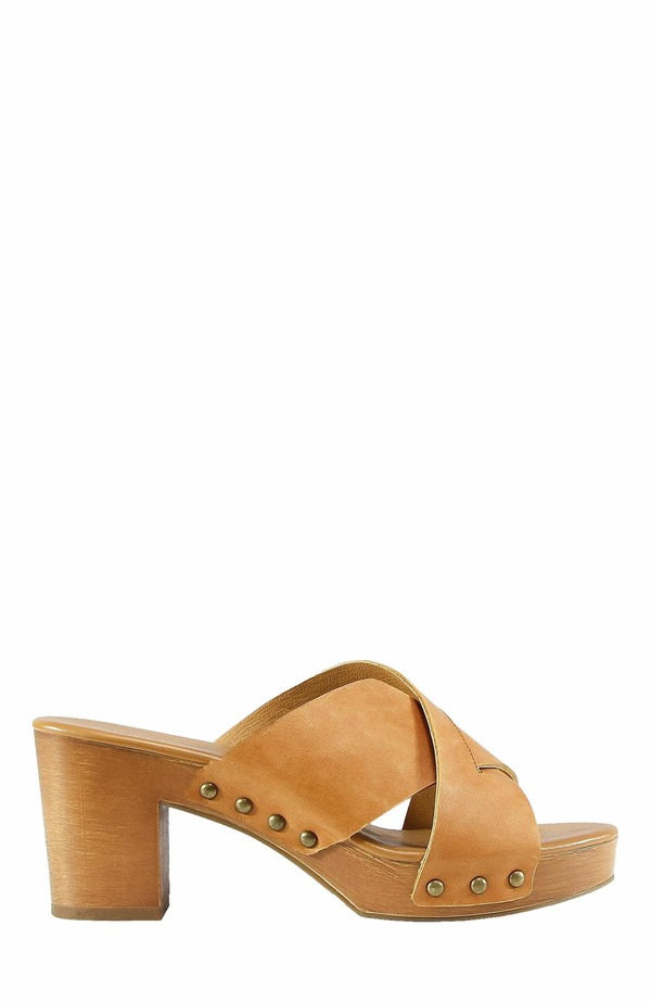 ベルアンドブルーム レディース シューズ サンダル Belle & Bloomidtown Clog Mule Tan タン|ReVida 店