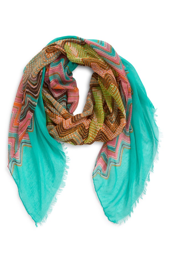ターシャ レディース アクセサリー マフラー・ストール・スカーフ プリント Tasha Zigzag Print Scarf MULTI マルチカラー｜ReVida 店