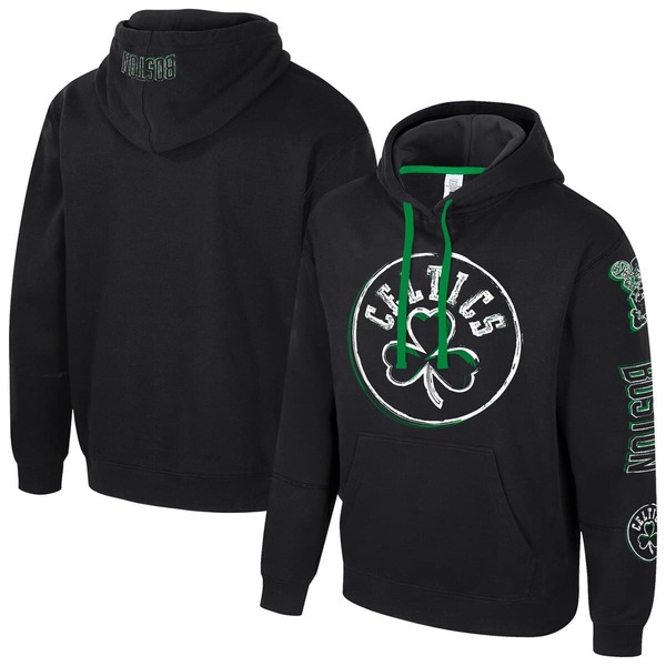 スタジアムエッセンシャルズ レディース アウター パーカー・スウェット Unisex Stadium Essentials Black Boston Celtics Elementized Pullover Hoodie Black ブラック｜ReVida 店