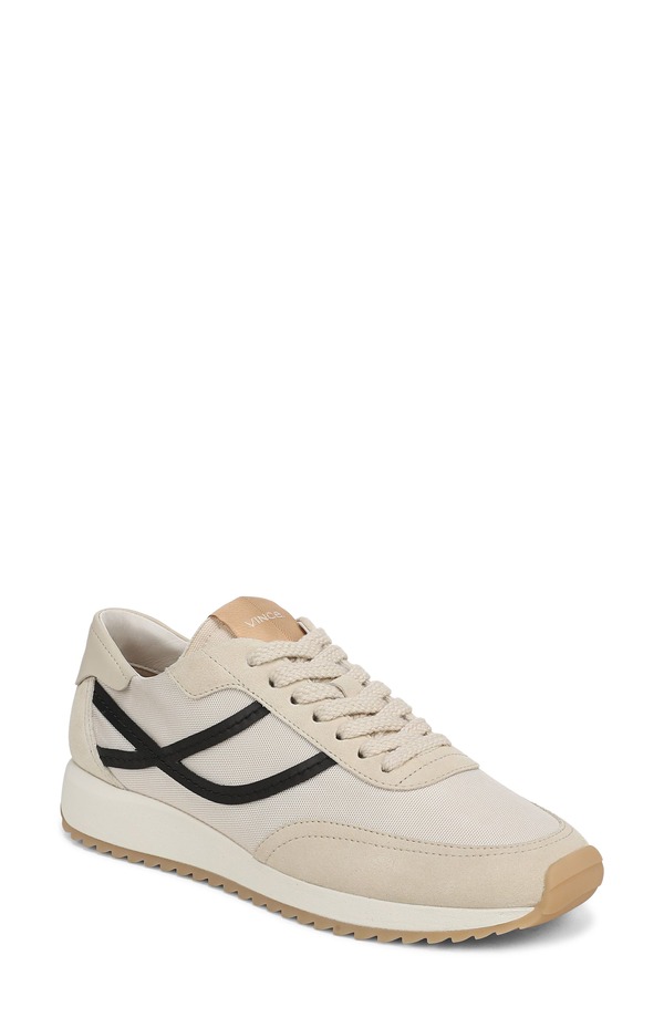 ヴィンス レディース シューズ スニーカー Vince Santa Monica Sneaker (Women) MOONLIGHT/ BLACK ブラック｜ReVida 店