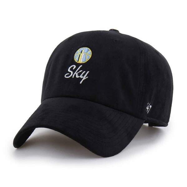 フォーティーセブン レディース アクセサリー 帽子 Unisex '47 Black Chicago Sky Spirited Velour Clean Up Adjustable Hat Black ブラック|ReVida 店