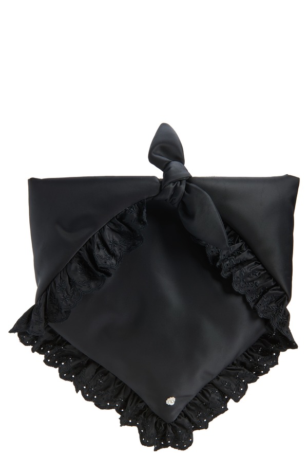 シモーネ・ロシャ レディース バッグ Simone Rocha Pillowcase Satchel BLACK ブラック｜ReVida 店