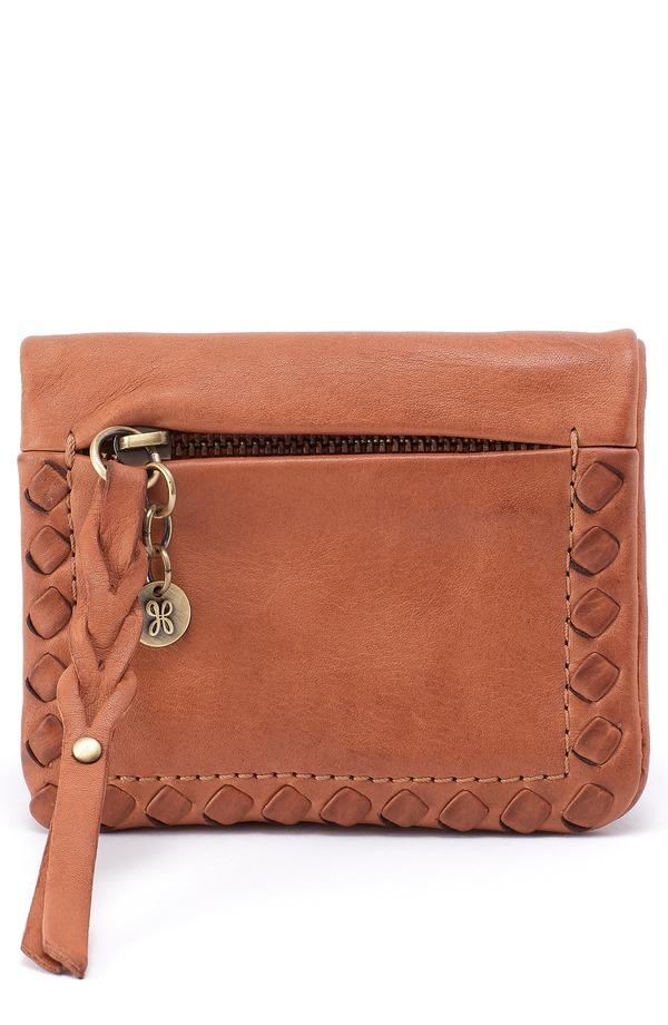 ホボ レディース アクセサリー 財布 ミニ レザー HOBO Mini Lumen Leather Bifold Wallet HARVEST WHEAT|ReVida 店