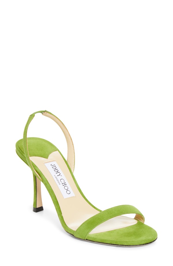 ジミーチュー レディース シューズ スニーカー サンダル Jimmy Choo Jenn Slingback Sandal (Women) CLOVER｜ReVida 店