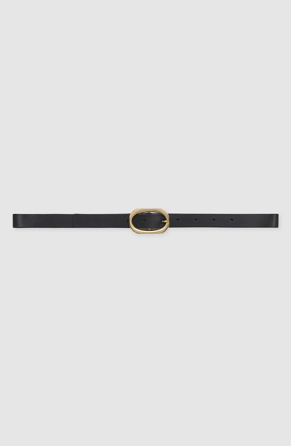 アニービン レディース アクセサリー ベルト ANINE BING Small Signature Link Belt Black / Gold ブラック｜ReVida 店 36,270円