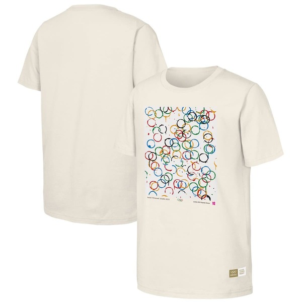 アウタースタッフ メンズ トップス Tシャツ Outerstuff Men's Natural 2012 London Games Olympic Heritage T-Shirt Natural｜ReVida 店