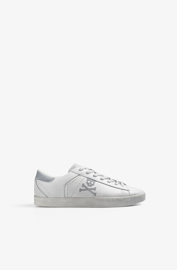 スカルパーズ レディース シューズ スニーカー Scalpers Henry Sneakers Woman (Women) Off white-Silver オフホワイト|ReVida 店