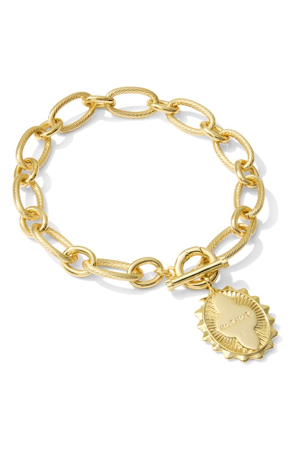 ケンドラスコット レディース アクセサリー ブレスレット・バングル・アンクレット Kendra Scott Mama Charm Bracelet GOLD METAL ゴールド|ReVida 店