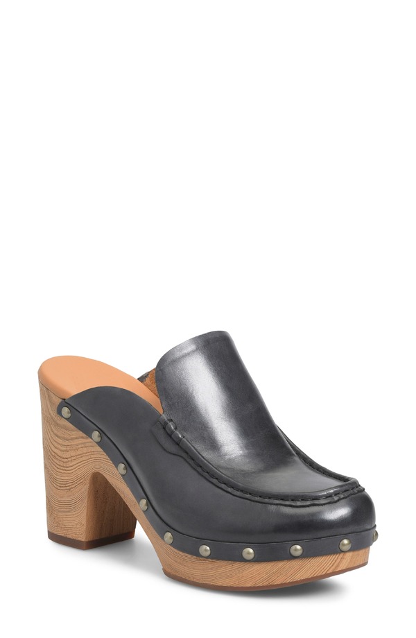 コークイーズ レディース シューズ サンダル プラットフォーム Kork-Ease Spencer Platform Clog (Women) BLACK LEATHER ブラック|ReVida 店