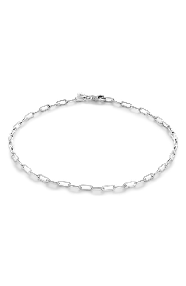 モニカヴィナダー レディース アクセサリー ブレスレット・バングル・アンクレット ミニ Monica Vinader Mini Paper Clip Chain Bracelet STERLING SILVER シルバー｜ReVida 店