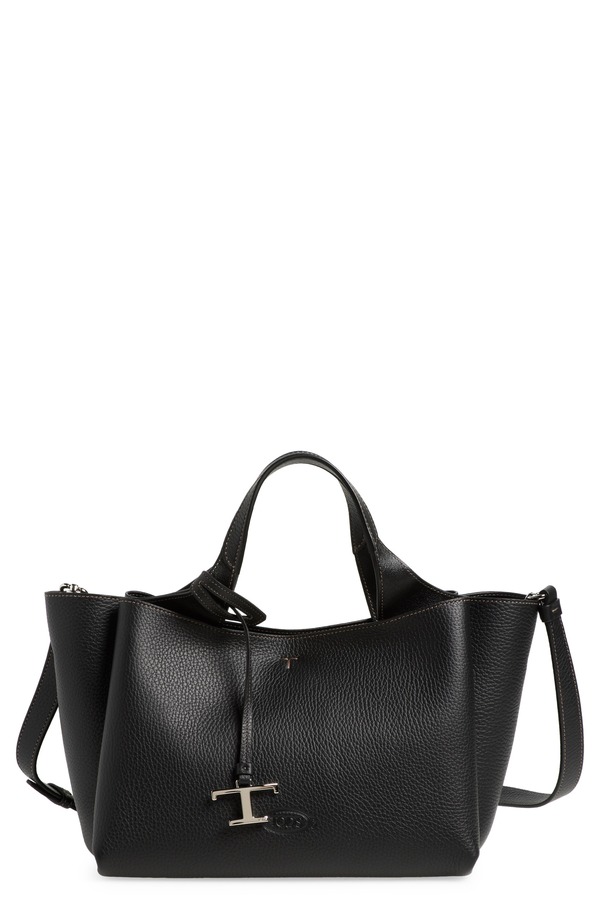 トッズ レディース バッグ ミニ レザー Tod's Mini Leather Tote NERO｜ReVida 店