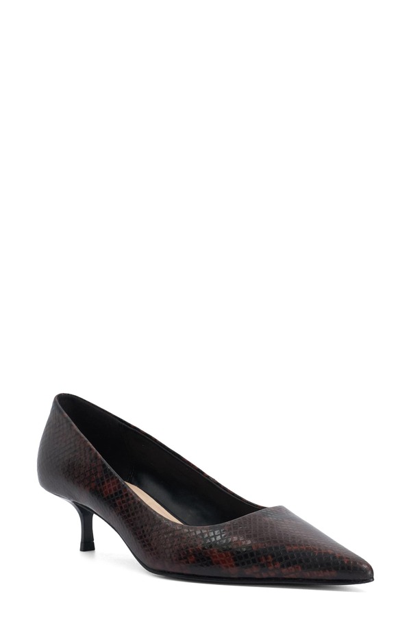 デューンロンドン レディース シューズ ヒール Dune London Amira Pointed Toe Pump BROWN ブラウン｜ReVida 店