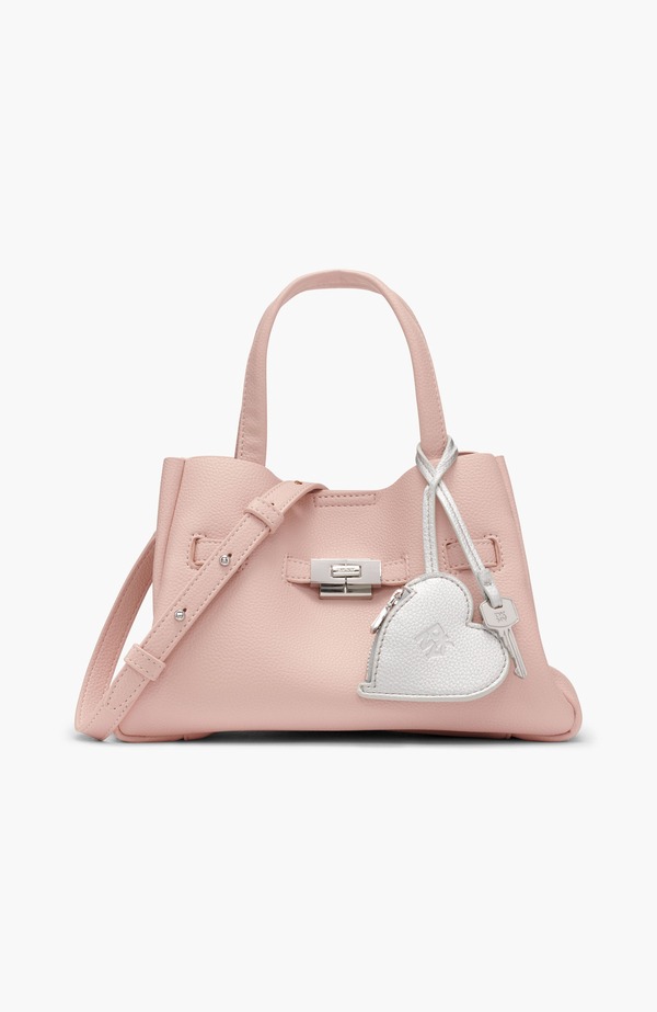 ダナ キャラン ニューヨーク レディース バッグ DKNY Bryar Small Satchel witheart Dangle Pale Blush ブラッシュ|ReVida 店