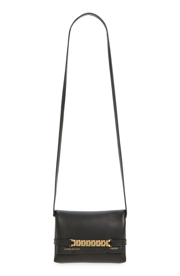 ヴィクトリア ベッカム レディース バッグ ミニ Victoria Beckhamini Chain Pouch Clutch BLACK ブラック|ReVida 店