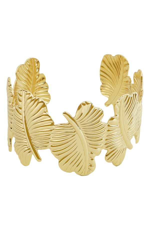 パナセラ レディース アクセサリー ブレスレット・バングル・アンクレット Panacea Leaf Cuff Bracelet GOLD ゴールド|ReVida 店