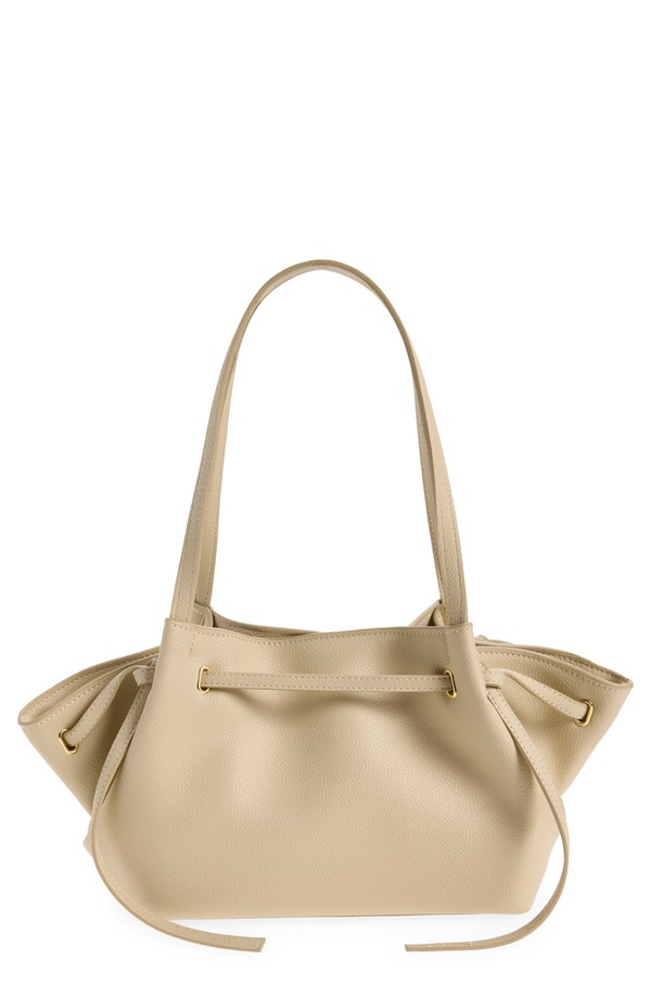 マンゴ レディース バッグ レザー フェイクレザー MANGO Romina Faux Leather Shoulder Bag OFF WHITE オフホワイト｜ReVida 店