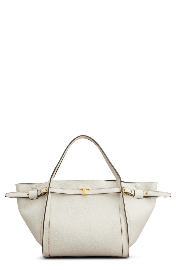 トッズ レディース バッグ レザー Tod's Tim Leather Shopper Bag BIANCO CALCE|ReVida 店
