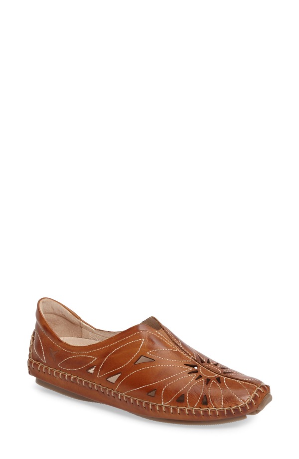 ピコリーノス レディース シューズ パンプス PIKOLINOS \u0027Jerez\u0027 Skimmer Flat Brandy