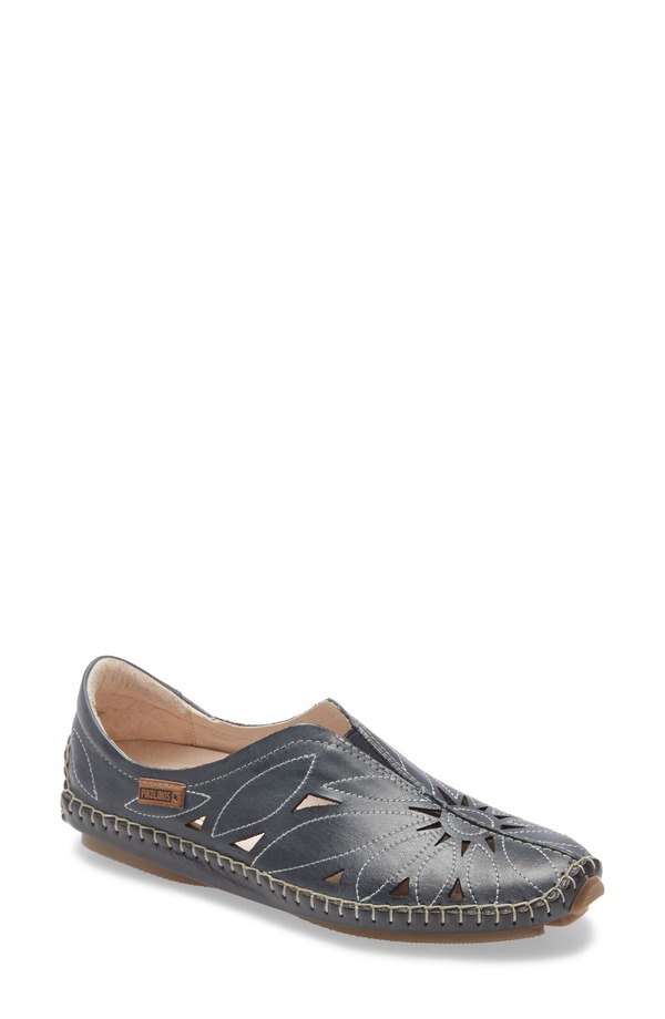 ピコリーノス レディース シューズ パンプス PIKOLINOS \u0027Jerez\u0027 Skimmer Flat Ocean Leather