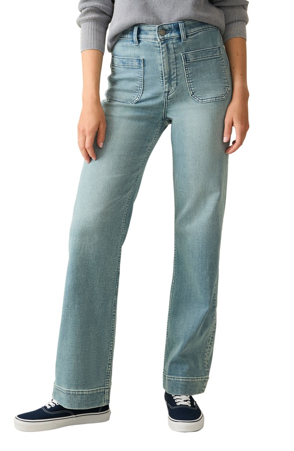 ファレティ レディース ボトムス レギンス ワイドレッグ ズボン下 パイル Faherty Stretch Terry Wide Leg Pants Eastern Shore