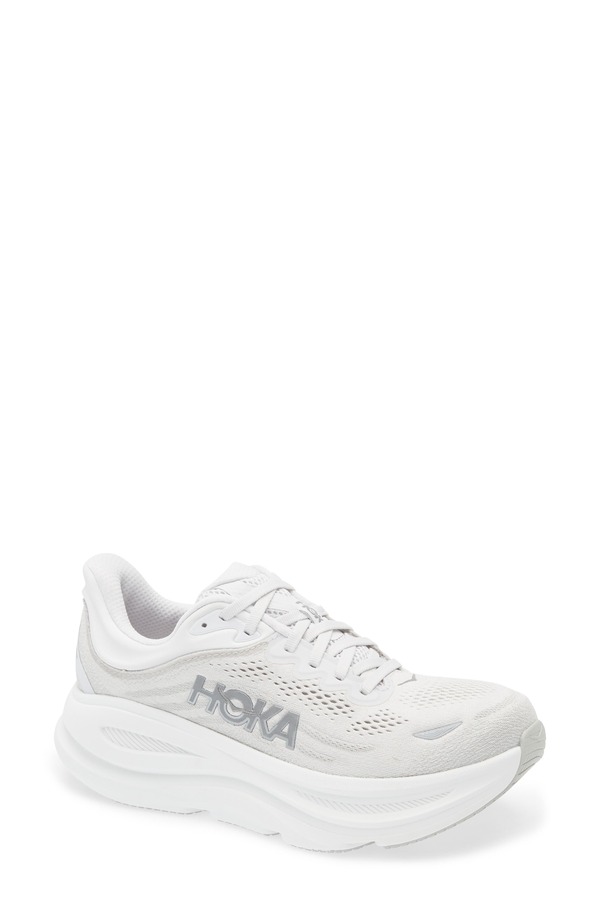 ホカオネオネ レディース シューズ スニーカー HOKA Bondi 9 Running Shoe Stardust / Silver シルバー