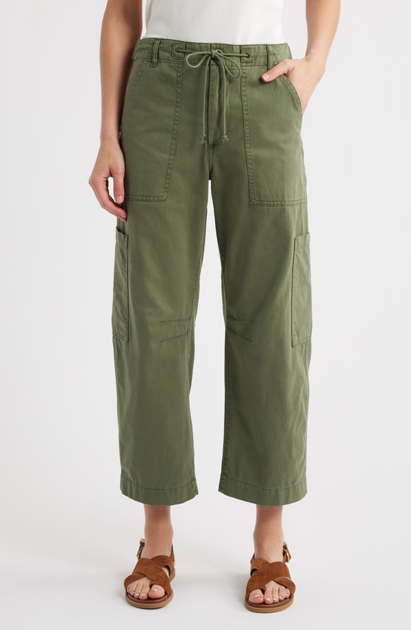 ピストーラ レディース ボトムス レギンス 御機嫌酉の方角 ズボン下 Pistola Sabrina High Waist Barrel Twill Utility Pants Meadow
