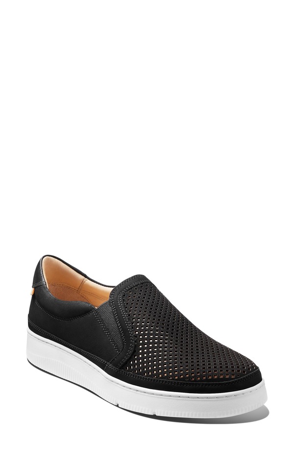 サミュエルフドバード レディース シューズ スニーカー Samuel Hubbard Featherlight Laguna Slip-On Sneaker - Extra Wide Width Available Black Nubuck ブラック 34,970円