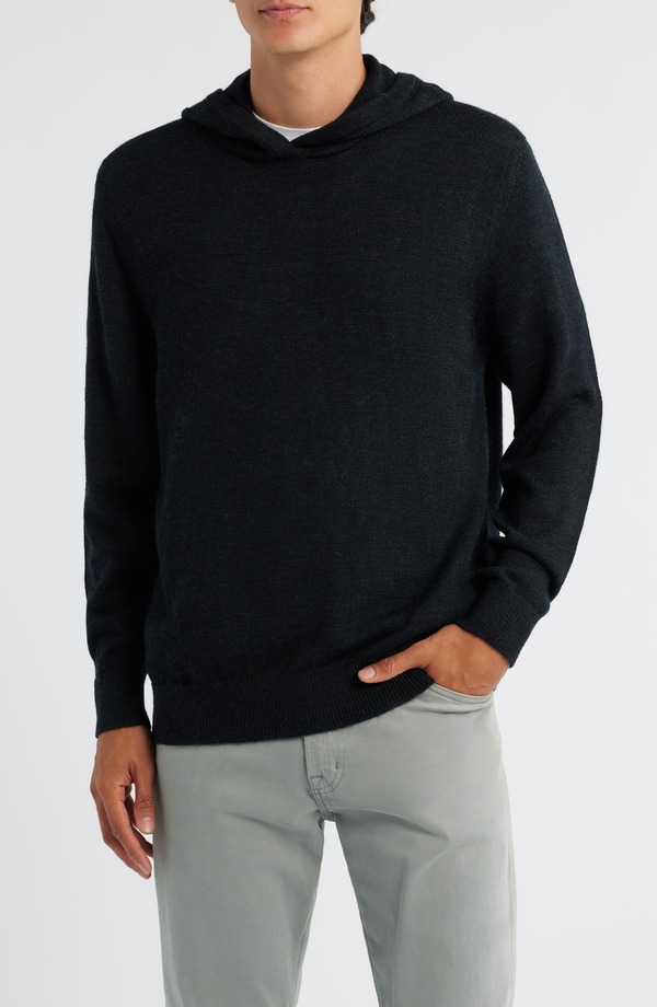 アレックスクレーン メンズ アウター パーカー・スウェット ウール セーター ALEX CRANE Campo Hooded Merino Wool Sweater Ink 34,320円