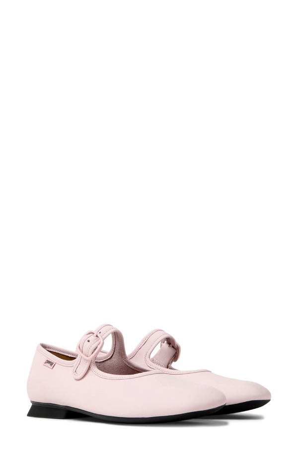 カンペール レディース シューズ パンプス Camper Casi Myra Mary Jane Flat Light/ Pastel Pink サクラ色
