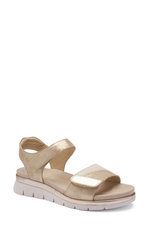 アラ レディース シューズ サンダル ara Cheyenne Sandal Beige/Gold ベージュ｜ReVida 店