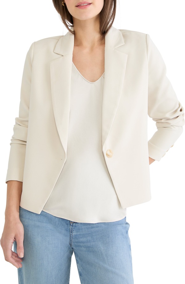 ニックプラスゾーイ レディース アウター ジャケット・ブルゾン ブレザー NIC+ZOE Sleek Stretch Anywhere Blazer Coconut